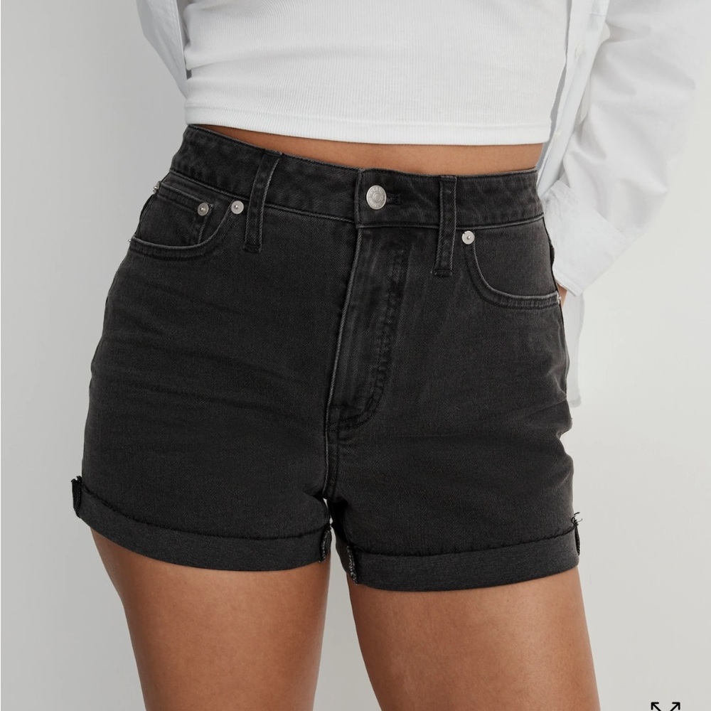 Classic Black Denim Women's Shorts